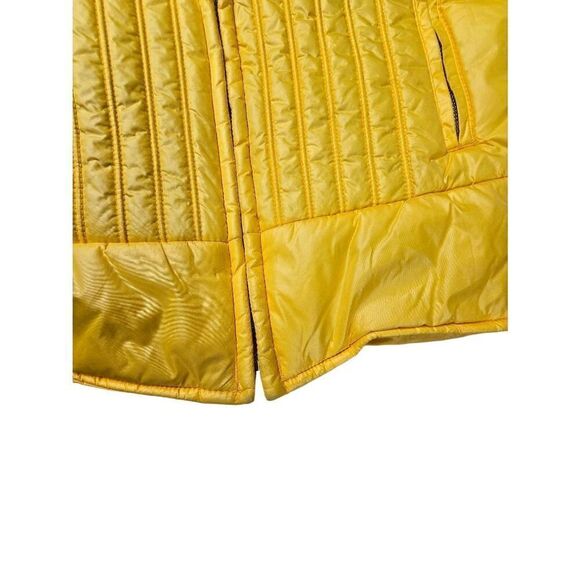 Tommy Hilfiger  Girl Yellow Vintage Puffer Jacket  Large Jrs. - Picture 4 of 8